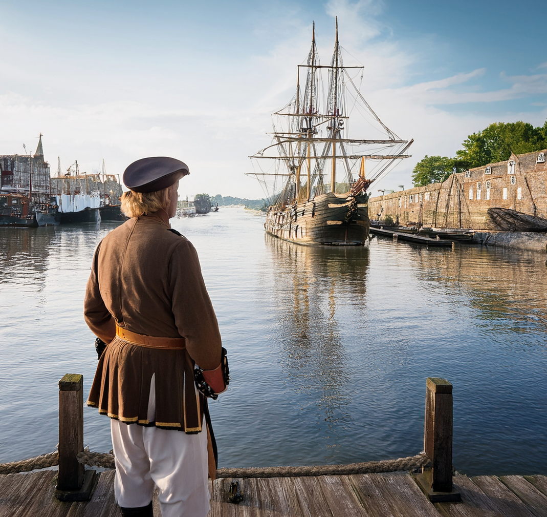 Watching Ships Set Sail